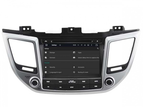 Hyundai IX35 vanaf 2015 Navigatie android 12 carkit apple carplay android auto